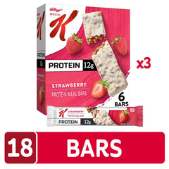 Special K bars are individually wrapped for freshness and portability.