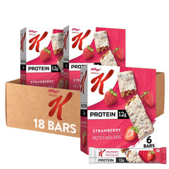 Special K Protein Meal Bars with creamy coating for on-the-go snacking.