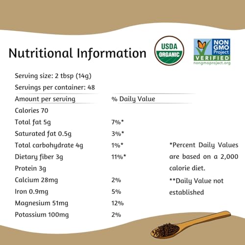 Spectrum Essentials flaxseed with bowl illustrating omega-3 rich meal addition