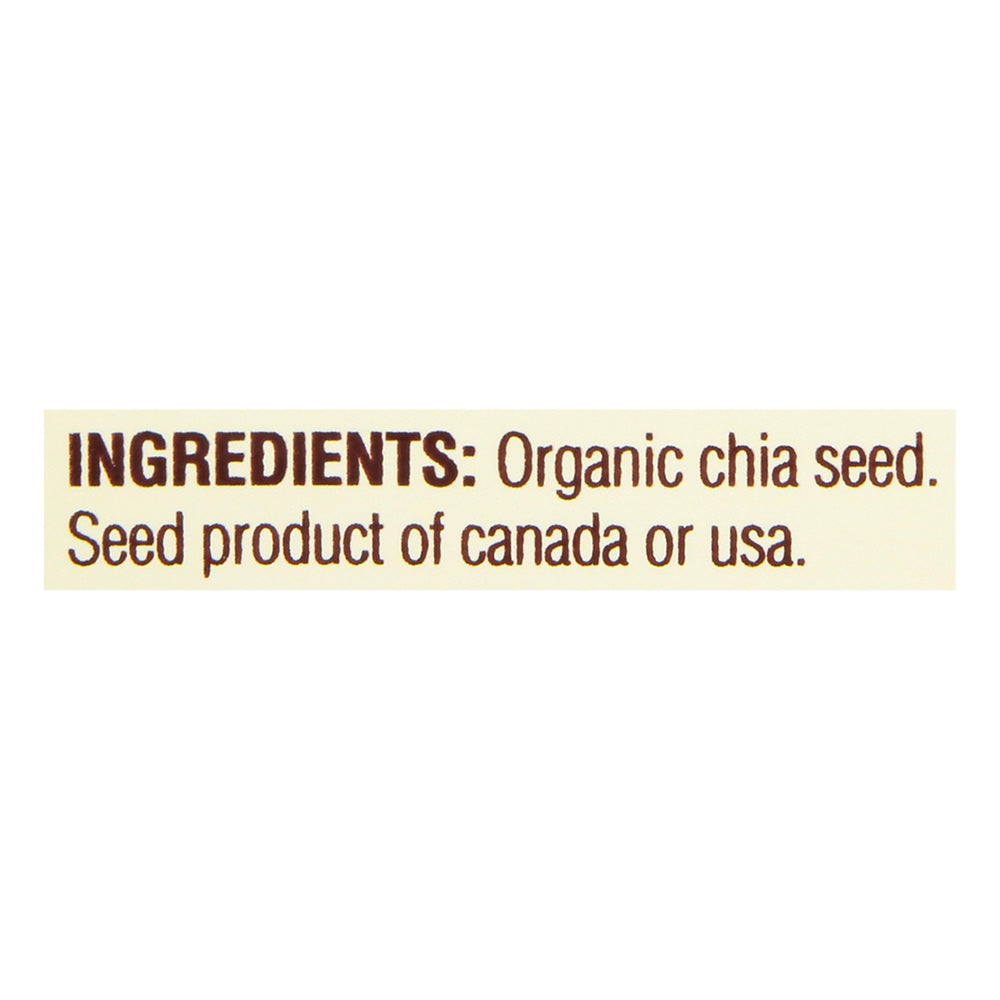 Spectrum Essentials Organic chia seeds provide 2.2g ALA per serving for omega-3 intake.