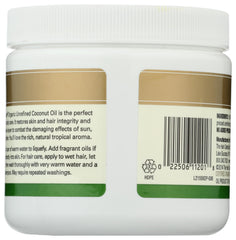 Spectrum Essentials coconut oil pour bottle enabling easy warm-water liquefy and gentle application.