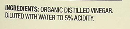 Certifications for Spectrum Naturals Organic White Distilled Vinegar: USDA Organic & Non-GMO Verified.