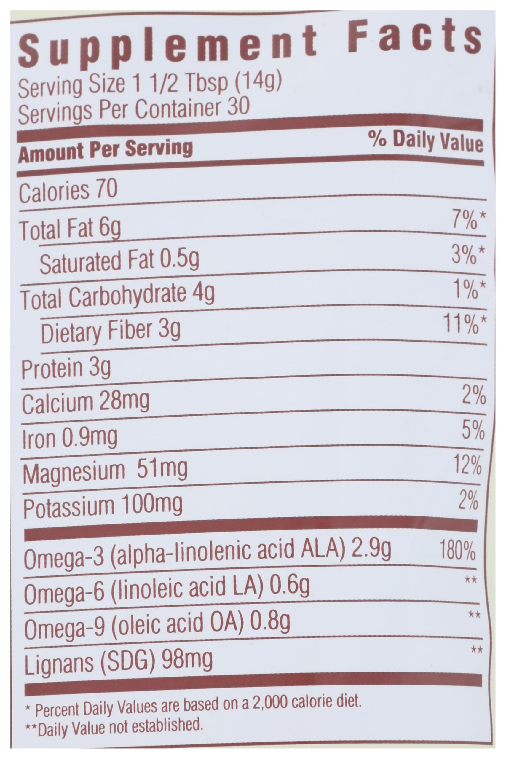 Spectrum Non-GMO Flaxseed label communicates trusted sourcing and purity.