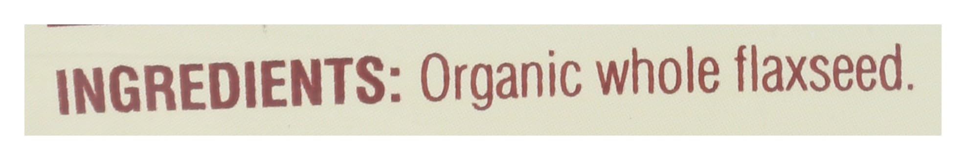 Spectrum Organic Flaxseed airtight packaging preserves freshness and flavor.