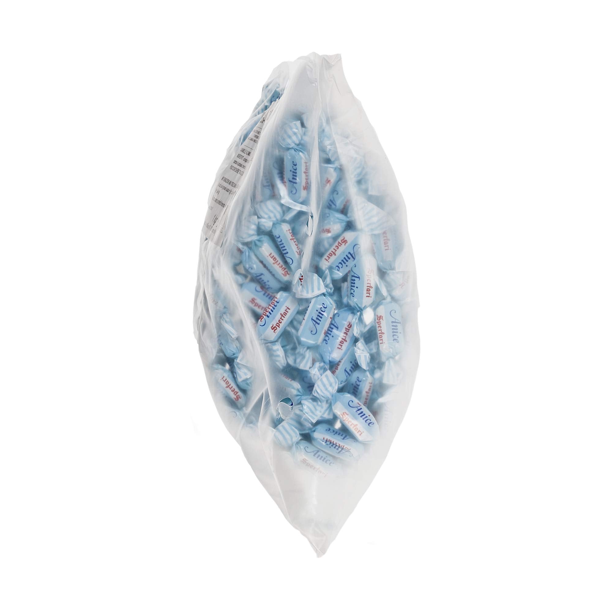 Sperlari Anice candy texture closeup showing glossy hard candy.