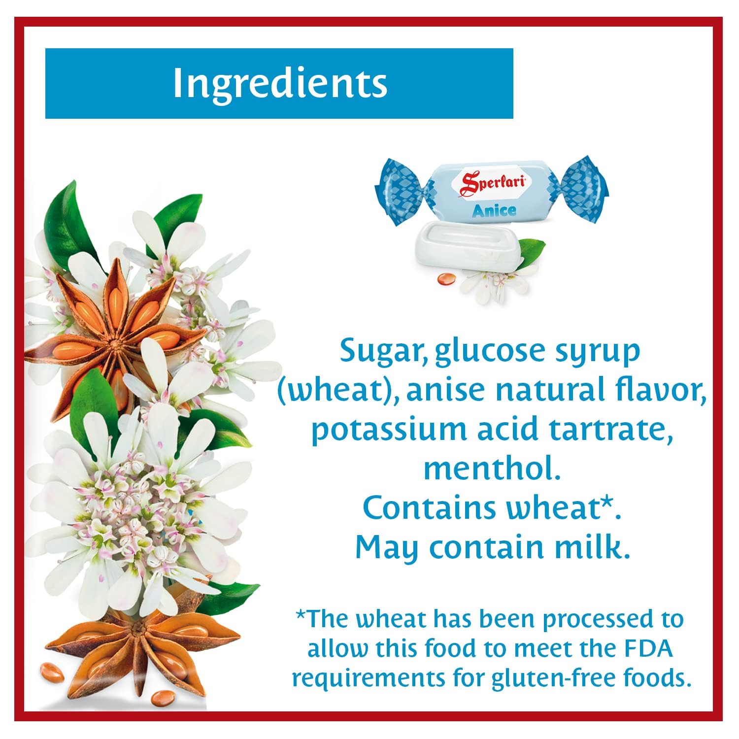 Sperlari anise candies as a thoughtful gift or candy buffet addition.