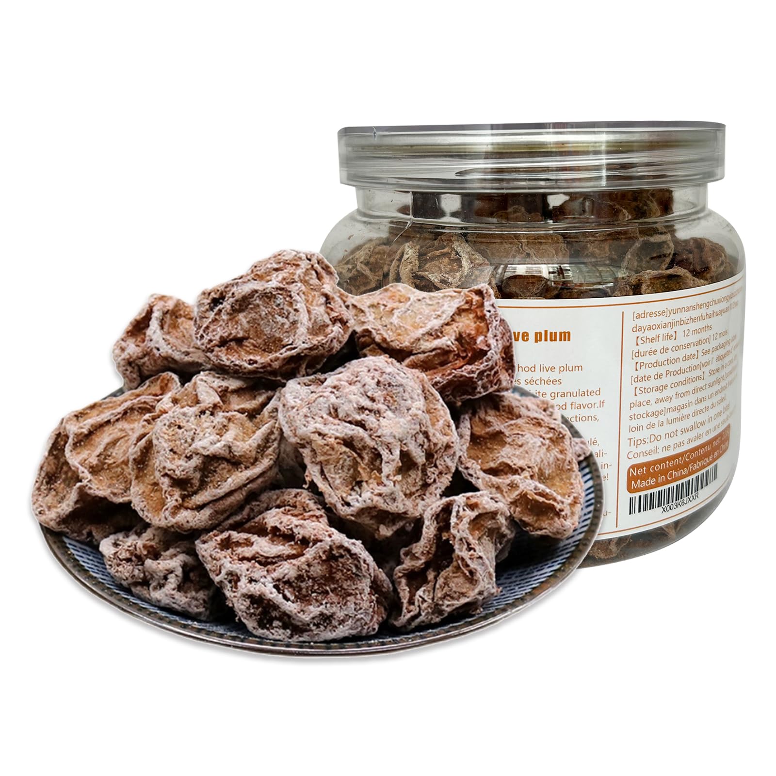 SPFLAUFR salty-sweet dried plum fruit, a balanced snack option