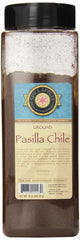 Spice Appeal Pasilla Chile Ground bottle pour for fresh, versatile sauce seasoning.