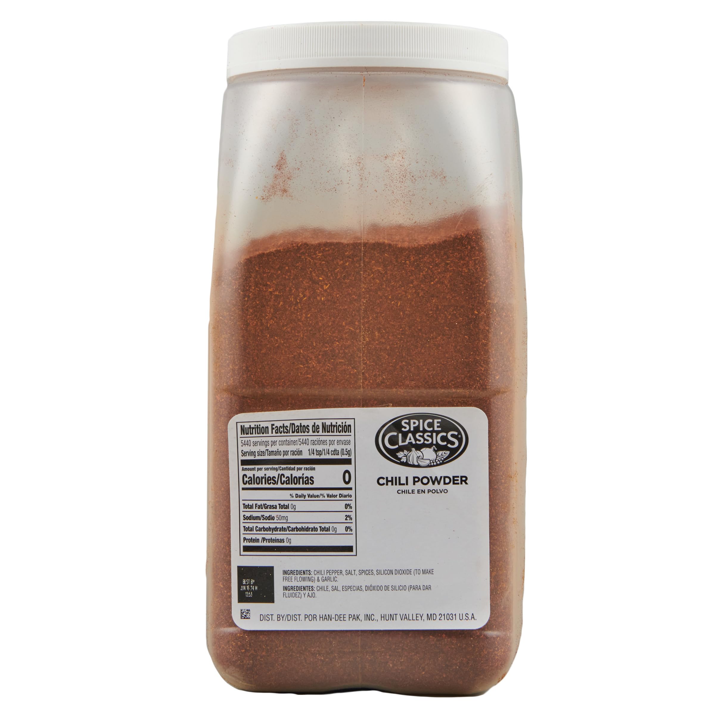 Spice Classics Chili Powder bright red color enhances dish appeal.