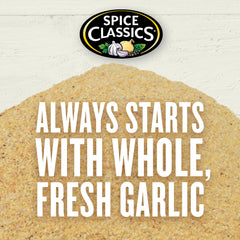 Spice Classics Granulated Garlic in pantry storage ready for everyday cooking