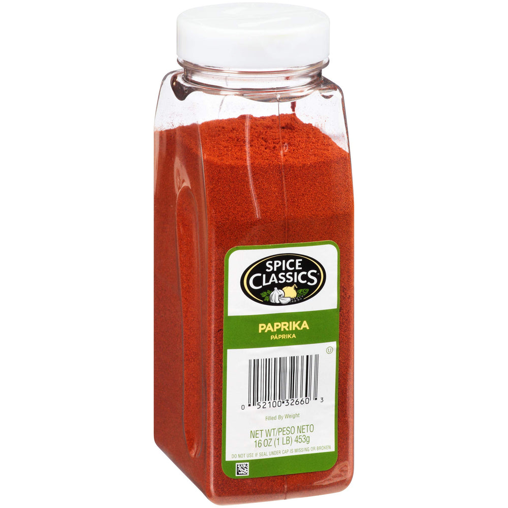 Spice Classics Paprika adds vibrant color as a garnish to elevate plates.