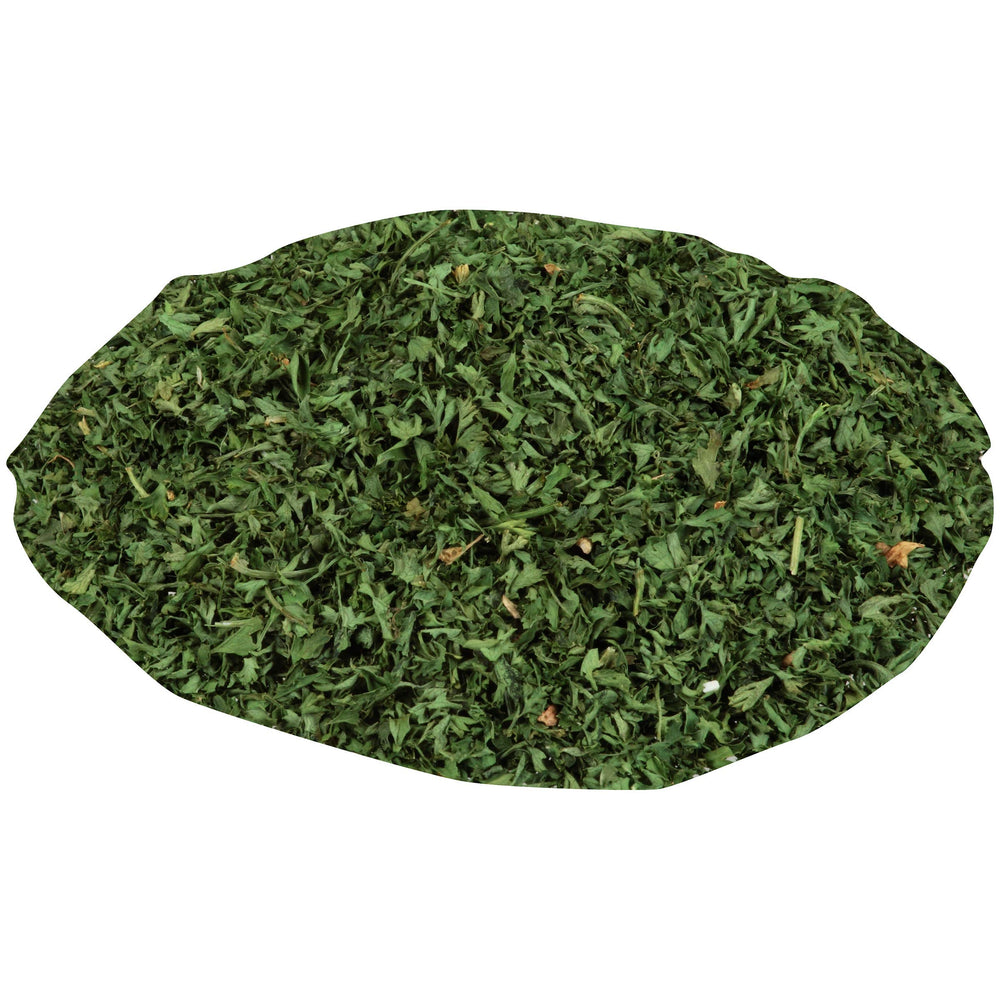 Spice Classics Parsley Flakes dried herb pack simplifies bulk seasoning.