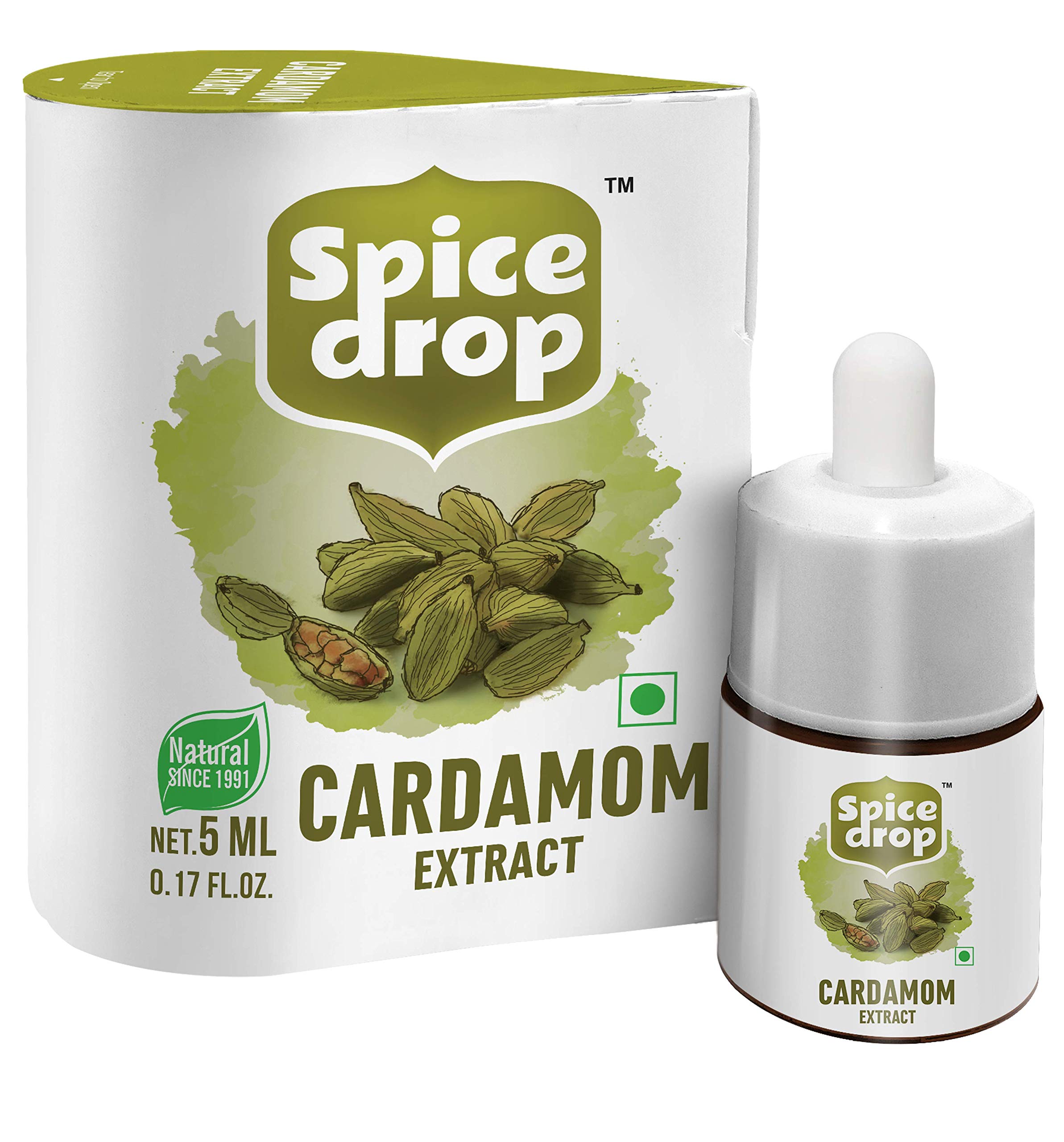Spice Drop Cardamom Extract drops ready to add flavor to dishes.