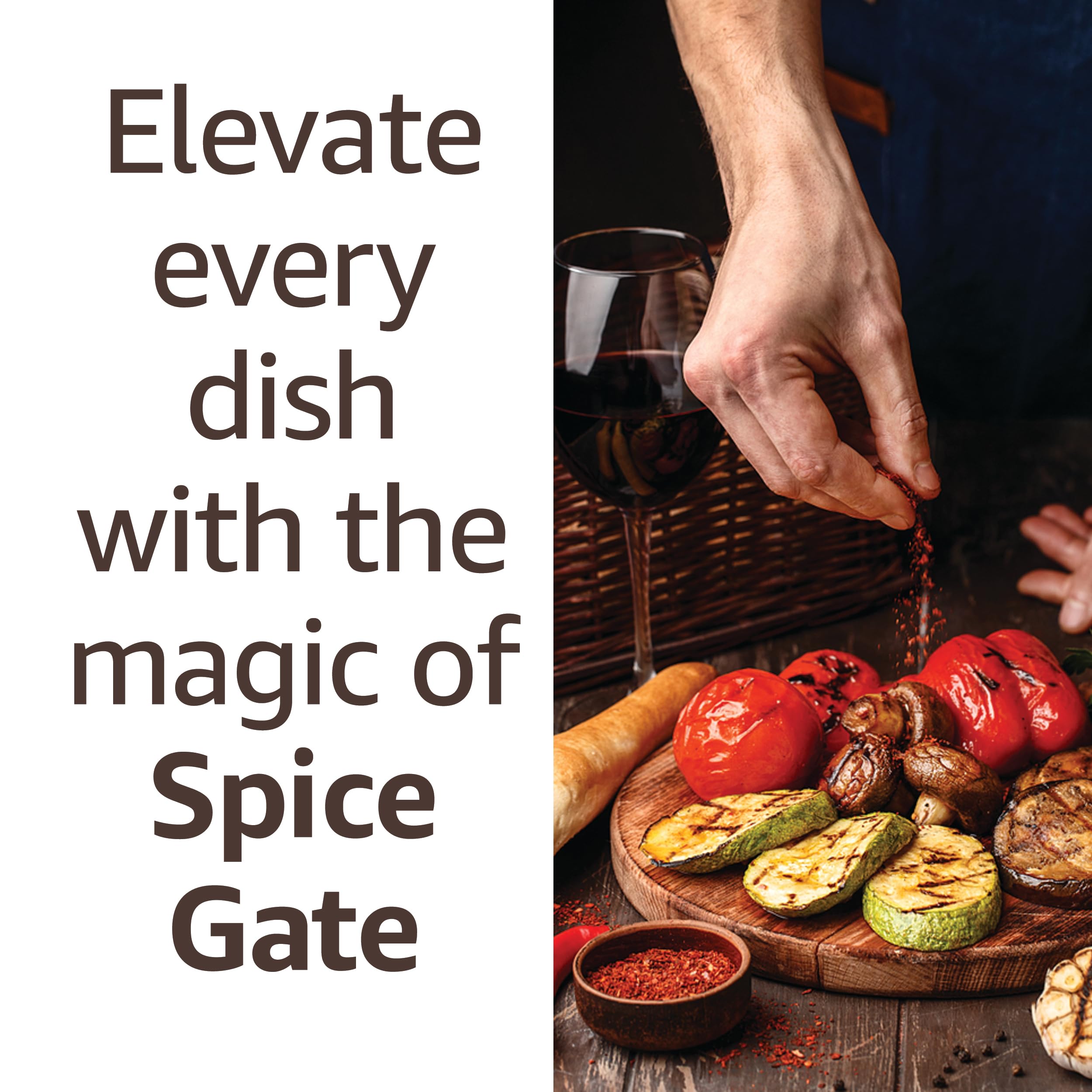 Spice Gate Baharat on rice enhances fragrance and taste
