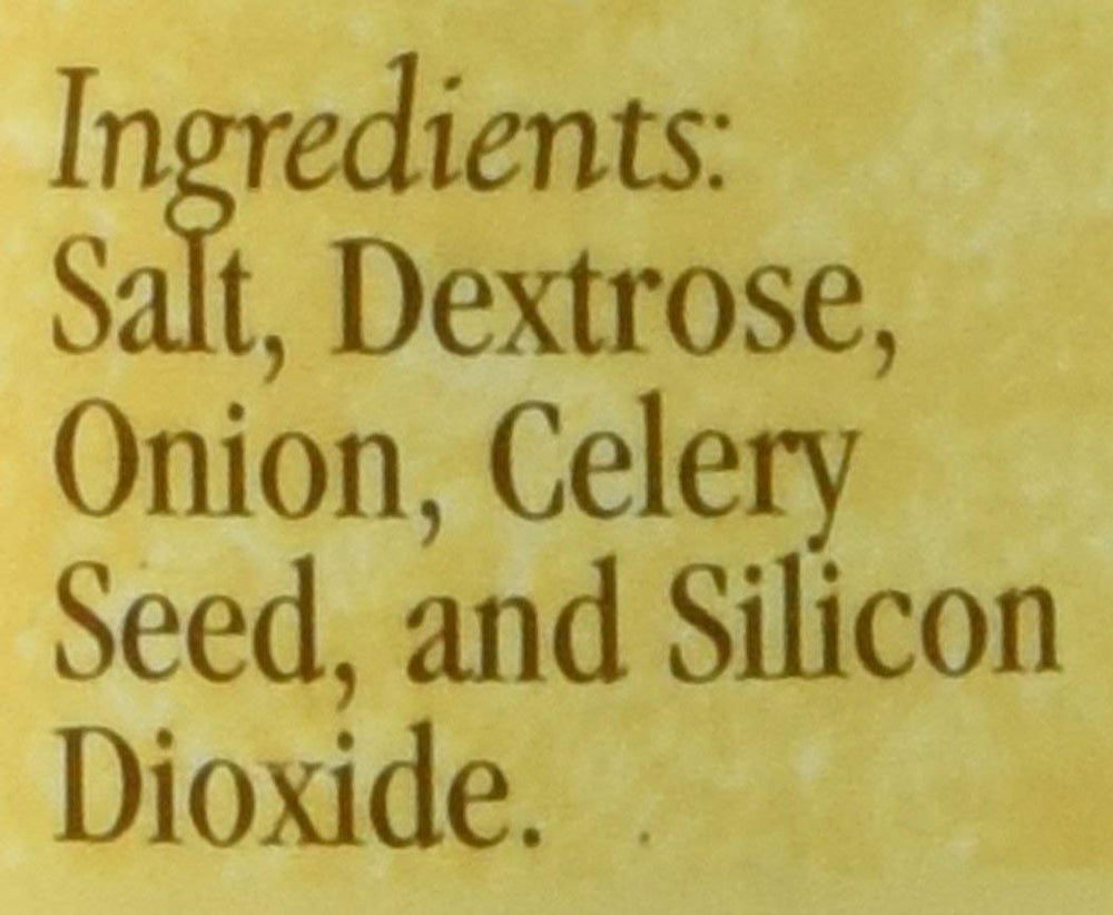 Spice Islands Beau Monde ingredients closeup illustrating rich flavor profile