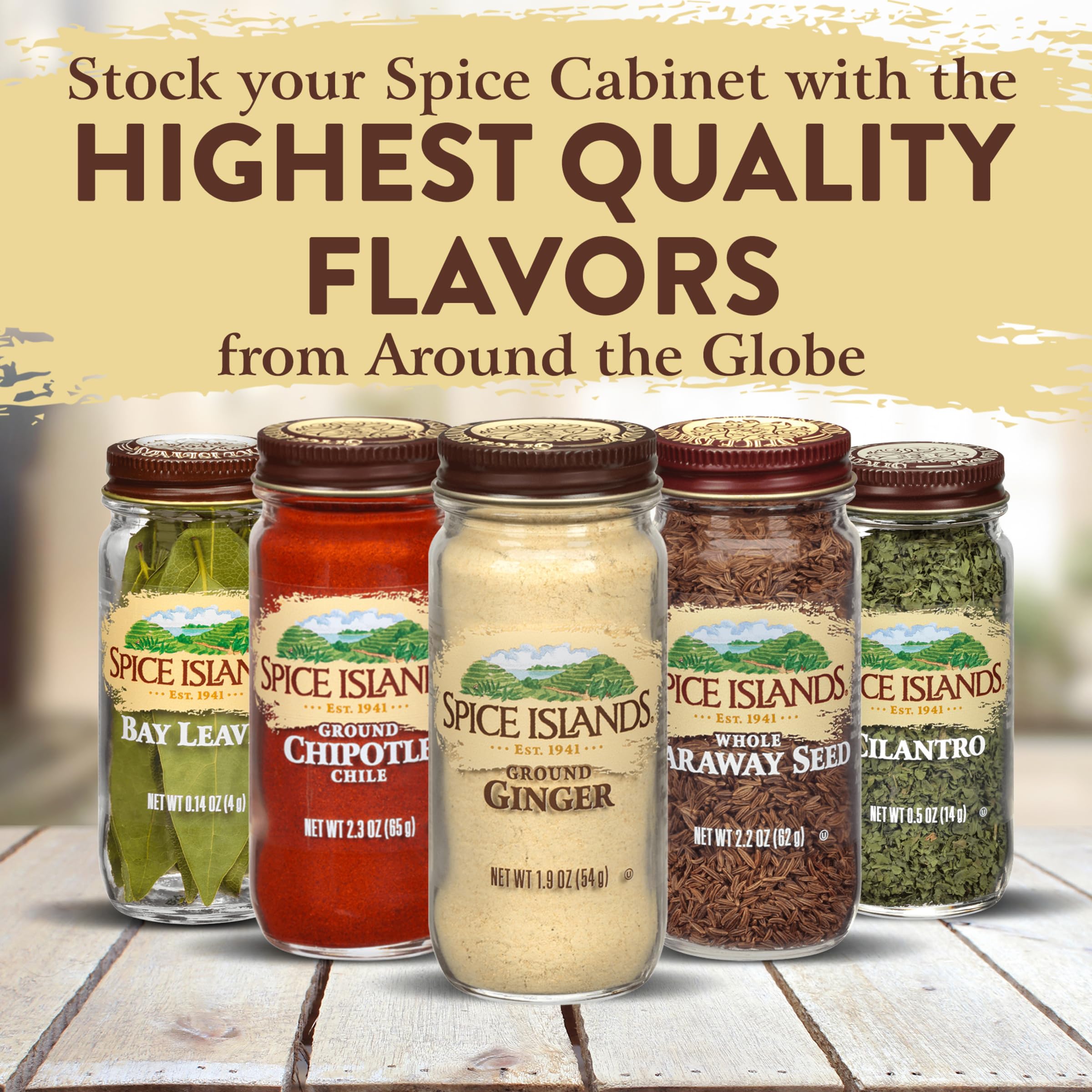 Spice Islands Ground White Pepper on a pantry shelf inspires daily cooking