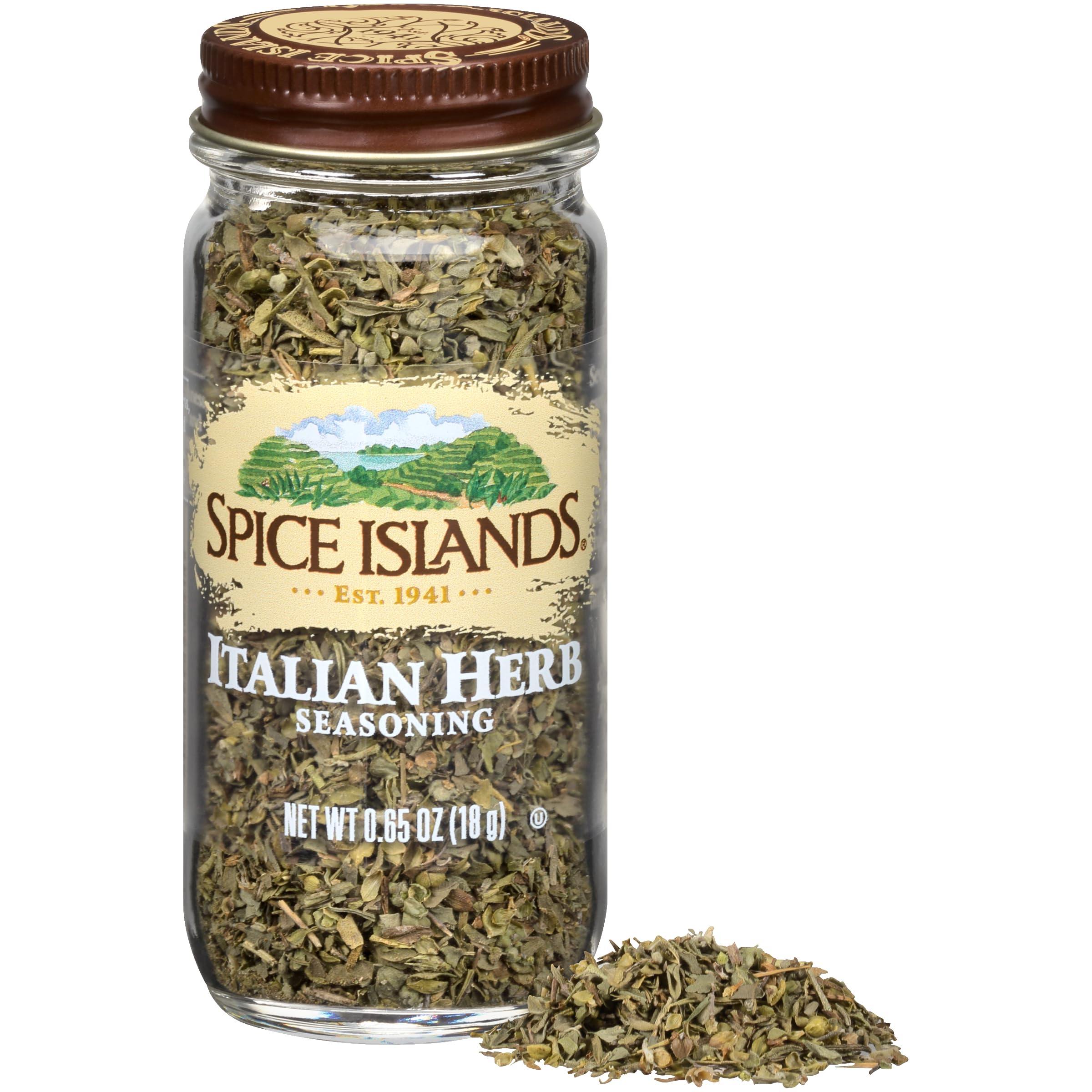 Aromas of basil oregano rosemary and thyme from Spice Islands