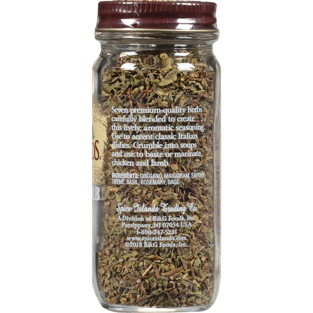 Creamy pasta dish seasoned with Spice Islands Italian Herb Seasoning