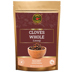 SPICE MAGIC Cloves Whole pack shot with resealable pouch preserving aroma.