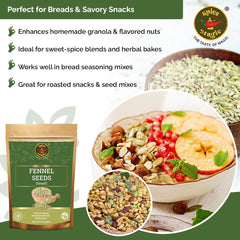 SPICE MAGIC fennel seeds in a curries dish for warm licorice notes