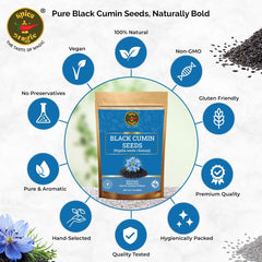 SPICE MAGIC black cumin seeds in a resealable pouch for freshness