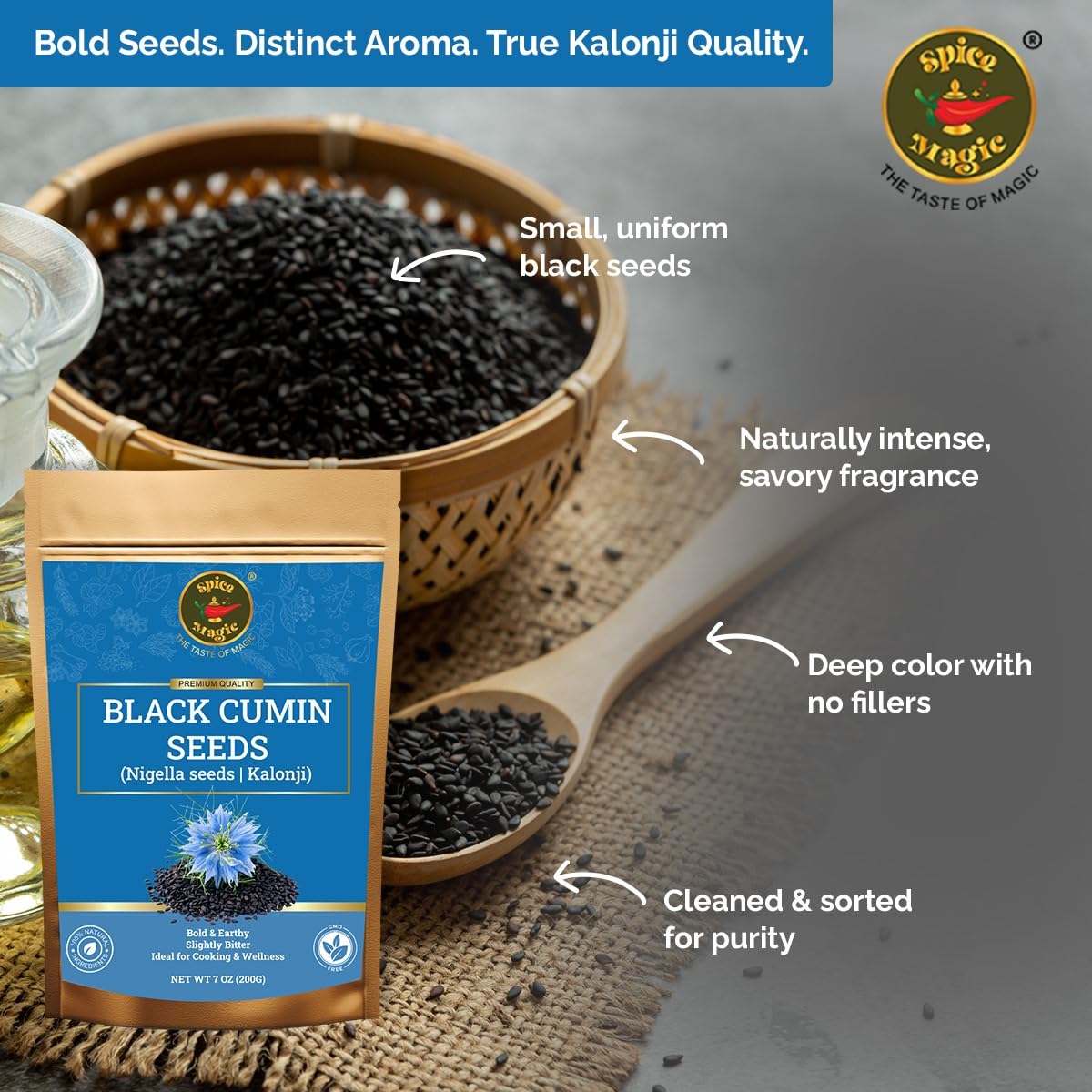 SPICE MAGIC whole seeds add herbal hints in spice blends