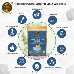 SPICE MAGIC Rock Crystal Sugar coffee-dissolve enriches hot coffee with caramel notes.