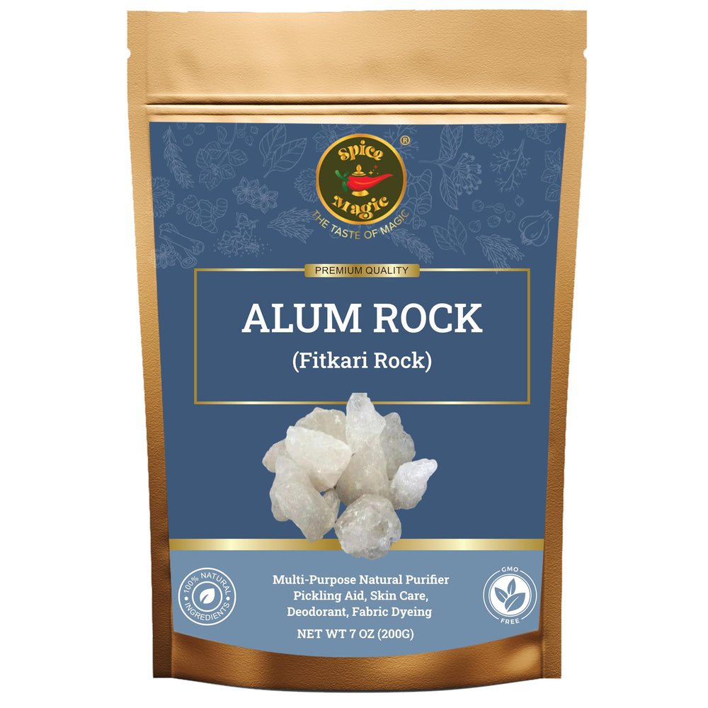 SPICE MAGIC White Alum Rock 7oz for natural odor control and personal care.
