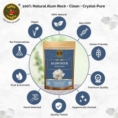 SPICE MAGIC White Alum Rock odor-control block for daily freshness on the go.
