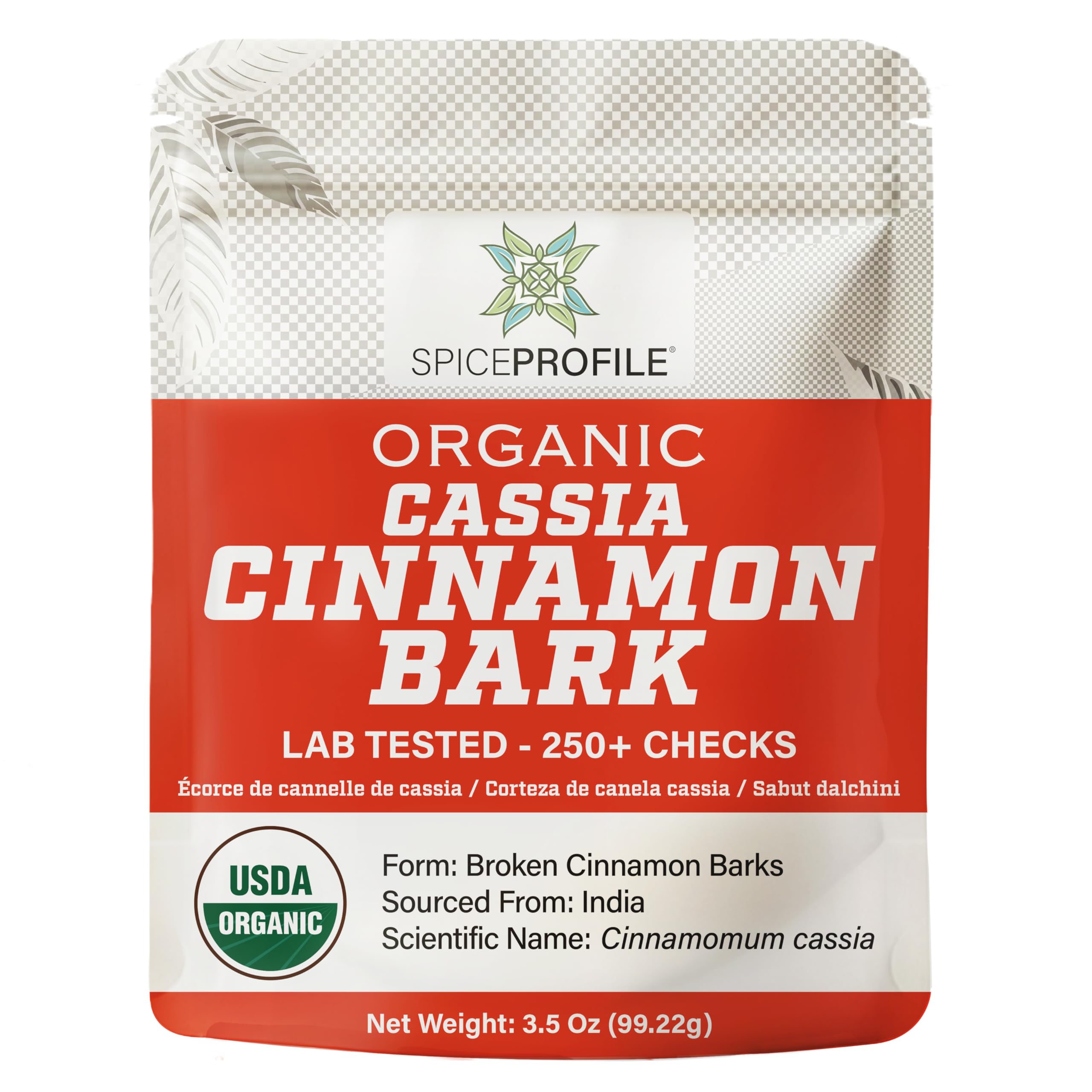 Spice Profile cassia cinnamon bark flat pack ready for pantry