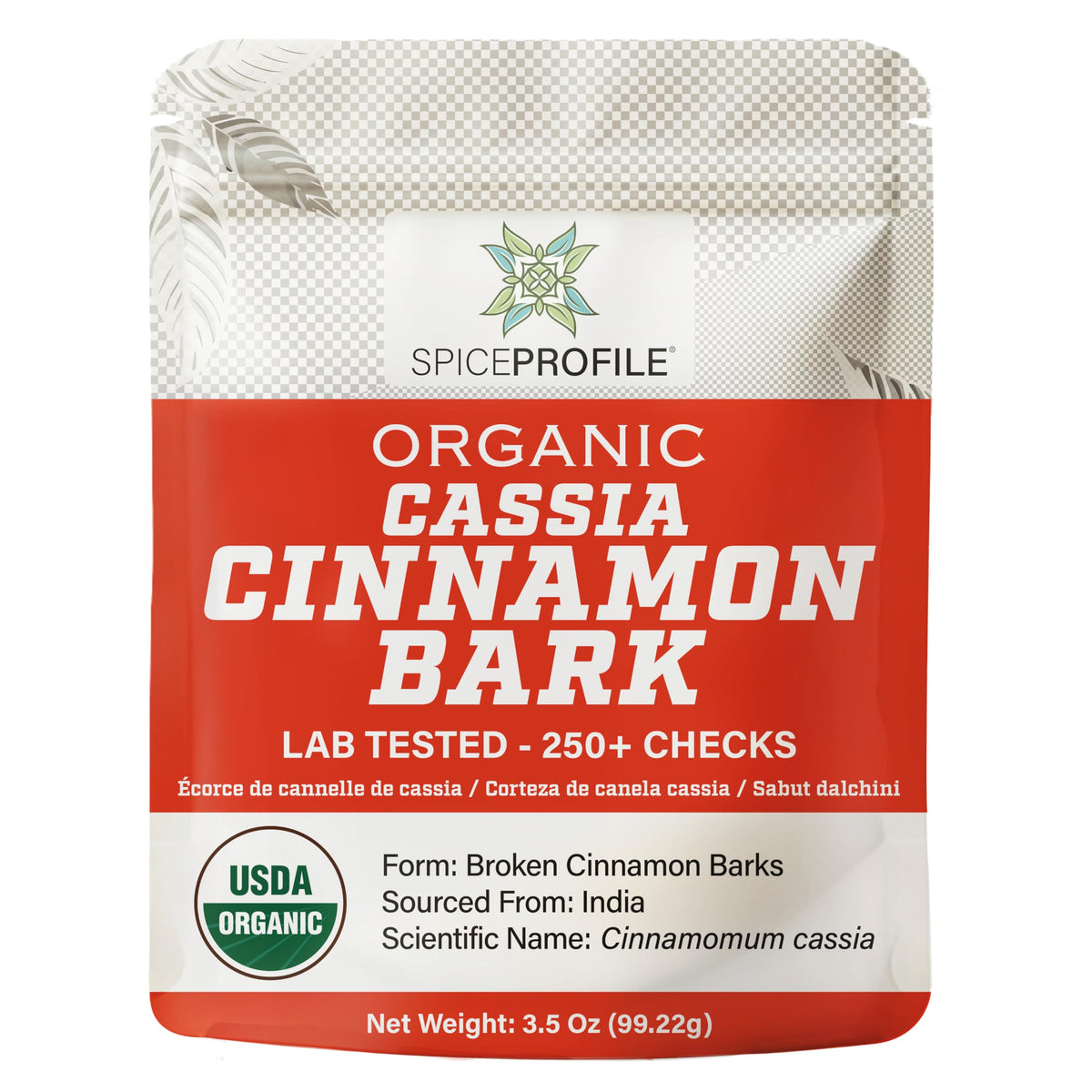 Spice Profile cassia cinnamon bark flat pack ready for pantry