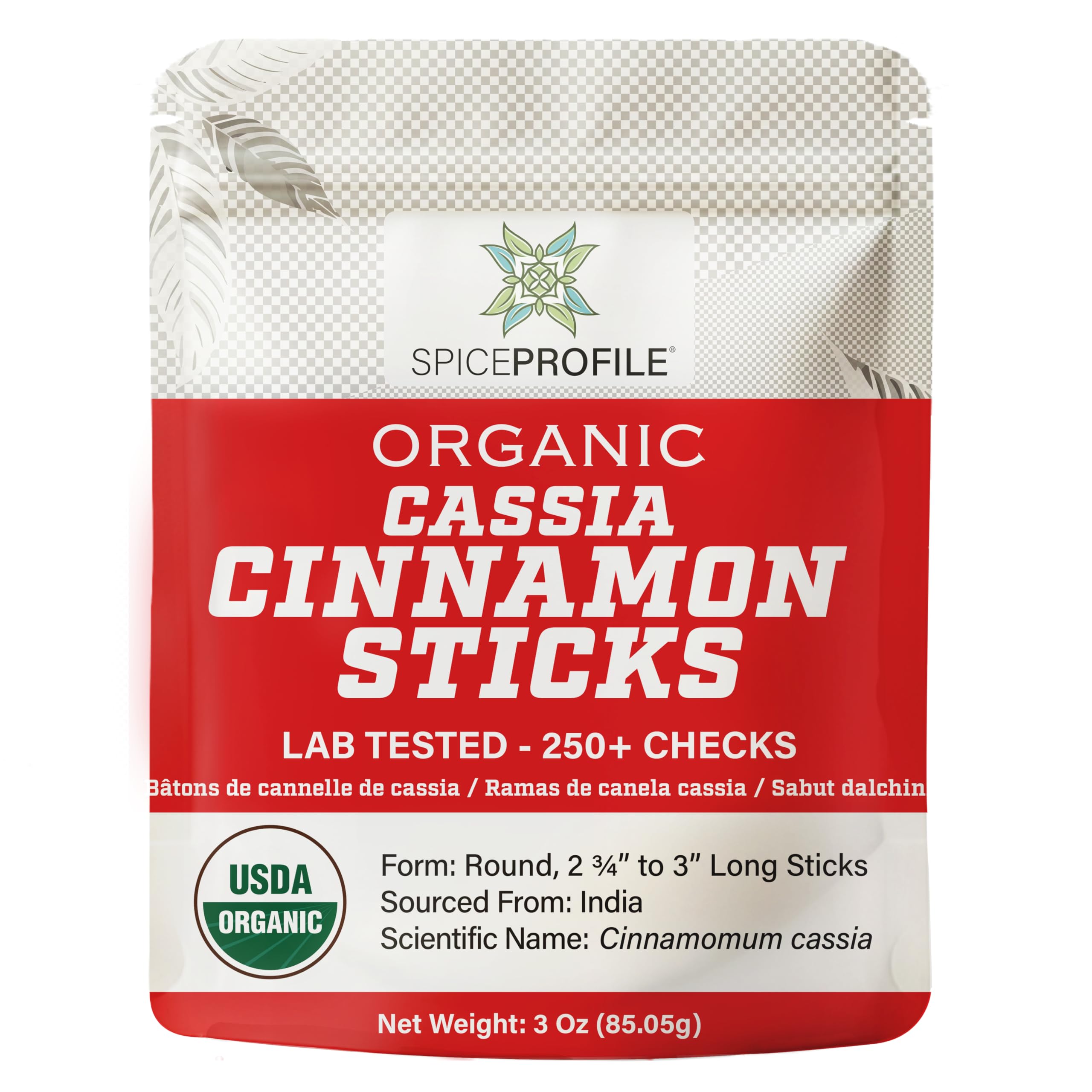 Spice Profile Cassia cinnamon sticks closeup for a rich aroma in tea and desserts.