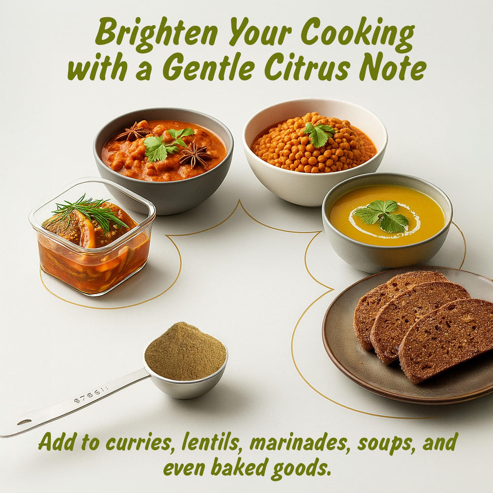 Spice Profile Coriander Powder resealable pouch keeps aroma fresh