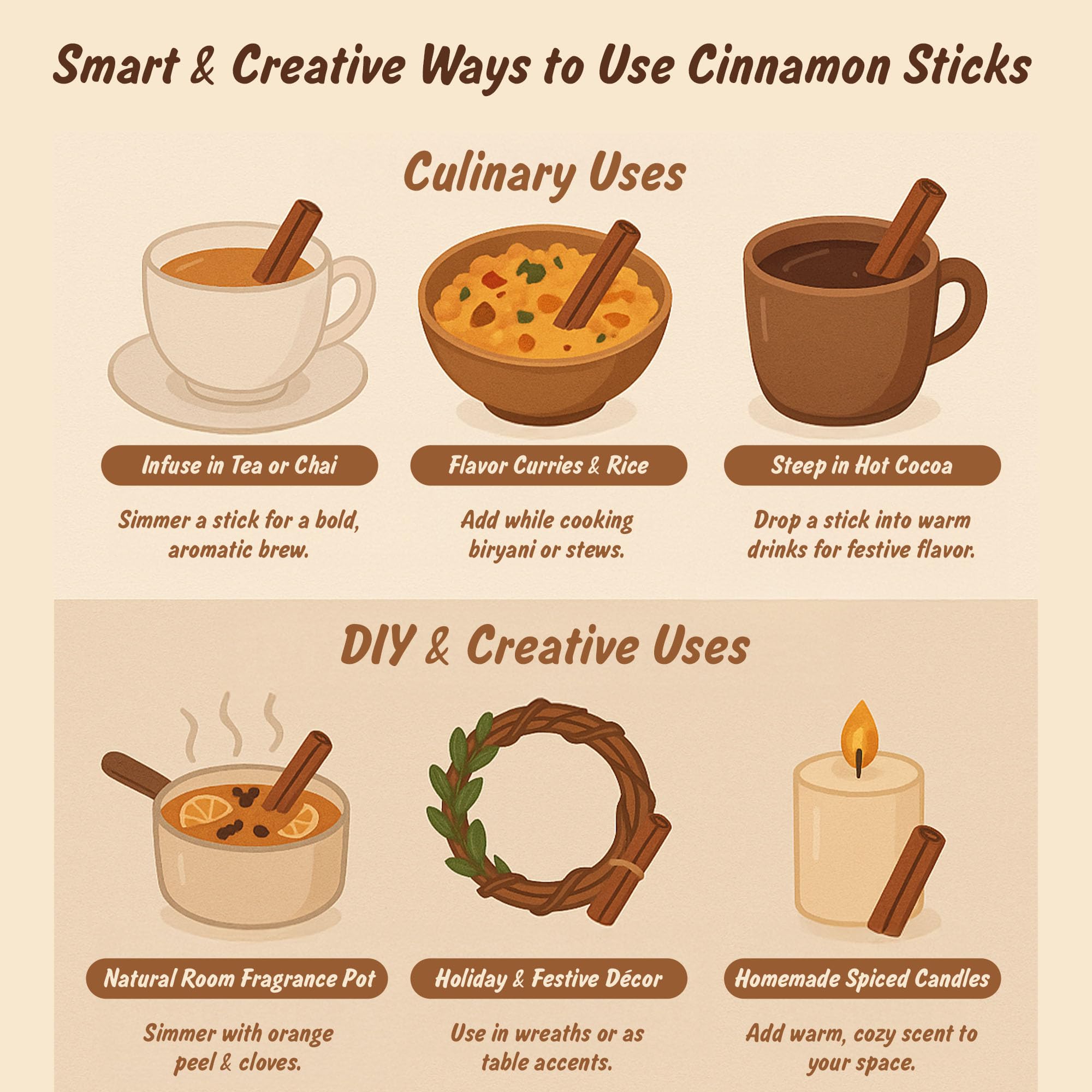 Spice Profile cinnamon used in curries and stews for layered warmth.
