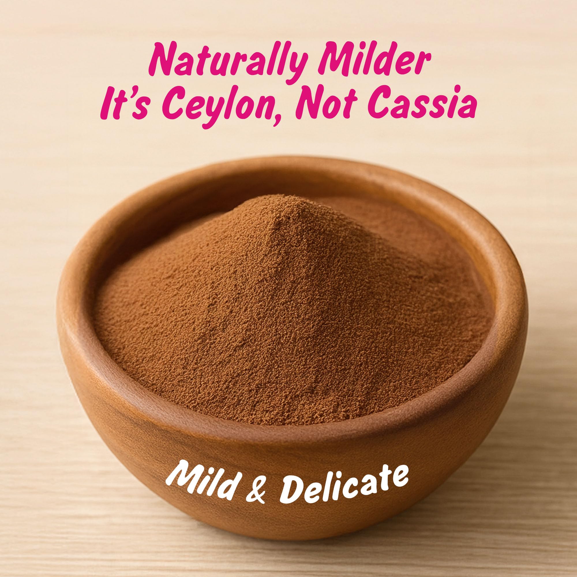 Spice Profile Dalchini powder texture detail for cooking
