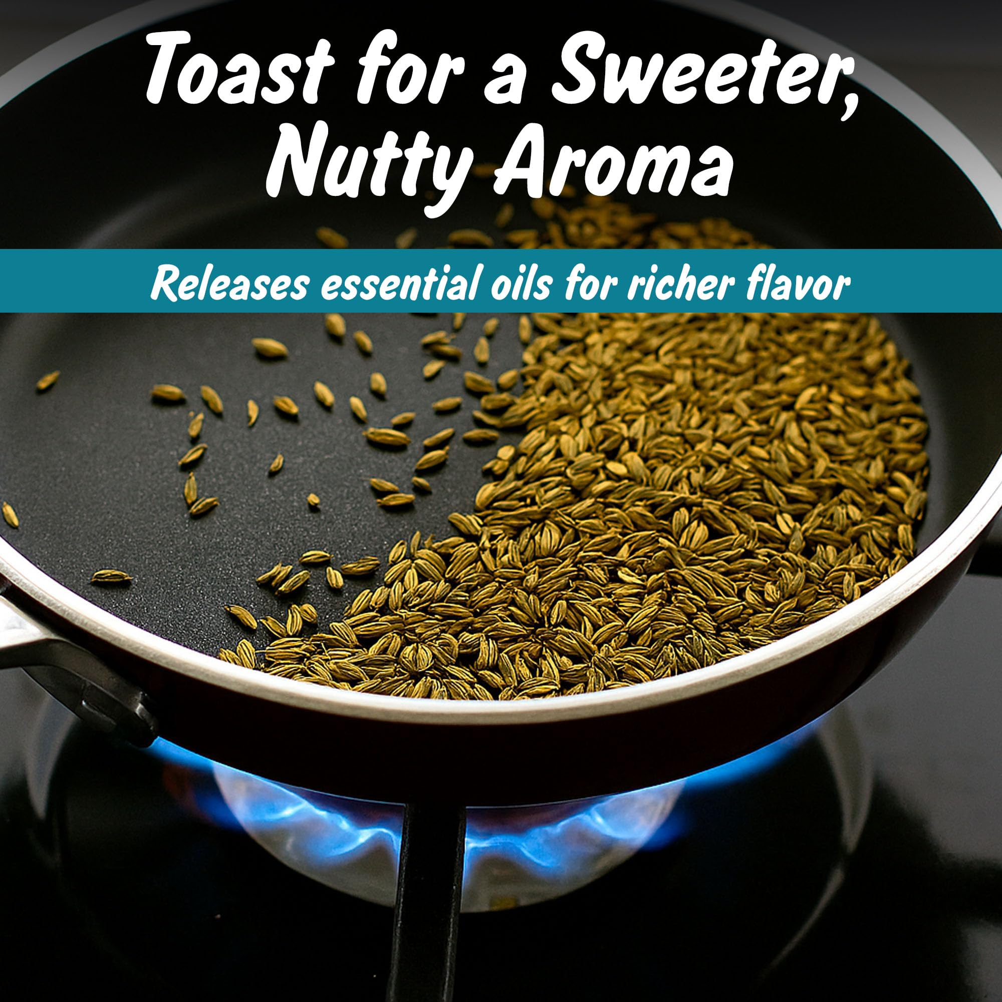 Spice Profile fennel seeds used in desserts and pastries for aroma.