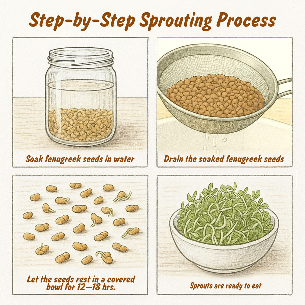 Spice Profile fenugreek seeds integrated into spice blends for depth.