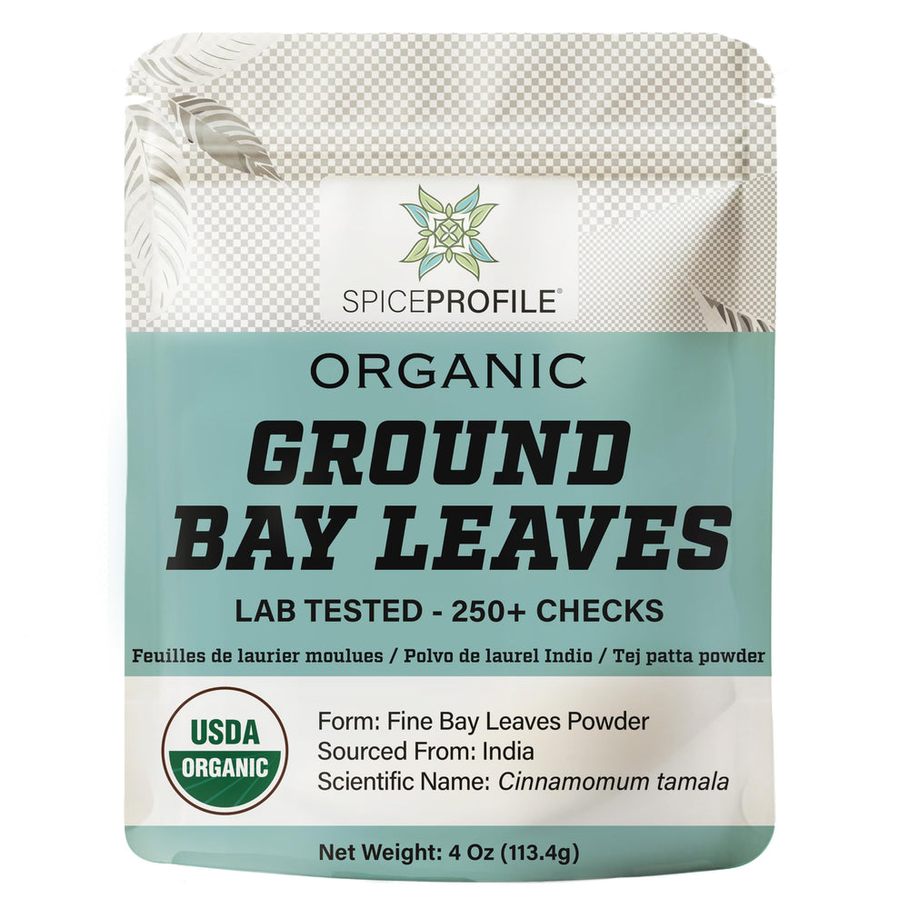 Spice Profile ground bay leaves powder enhances soups and stews with herbal depth.