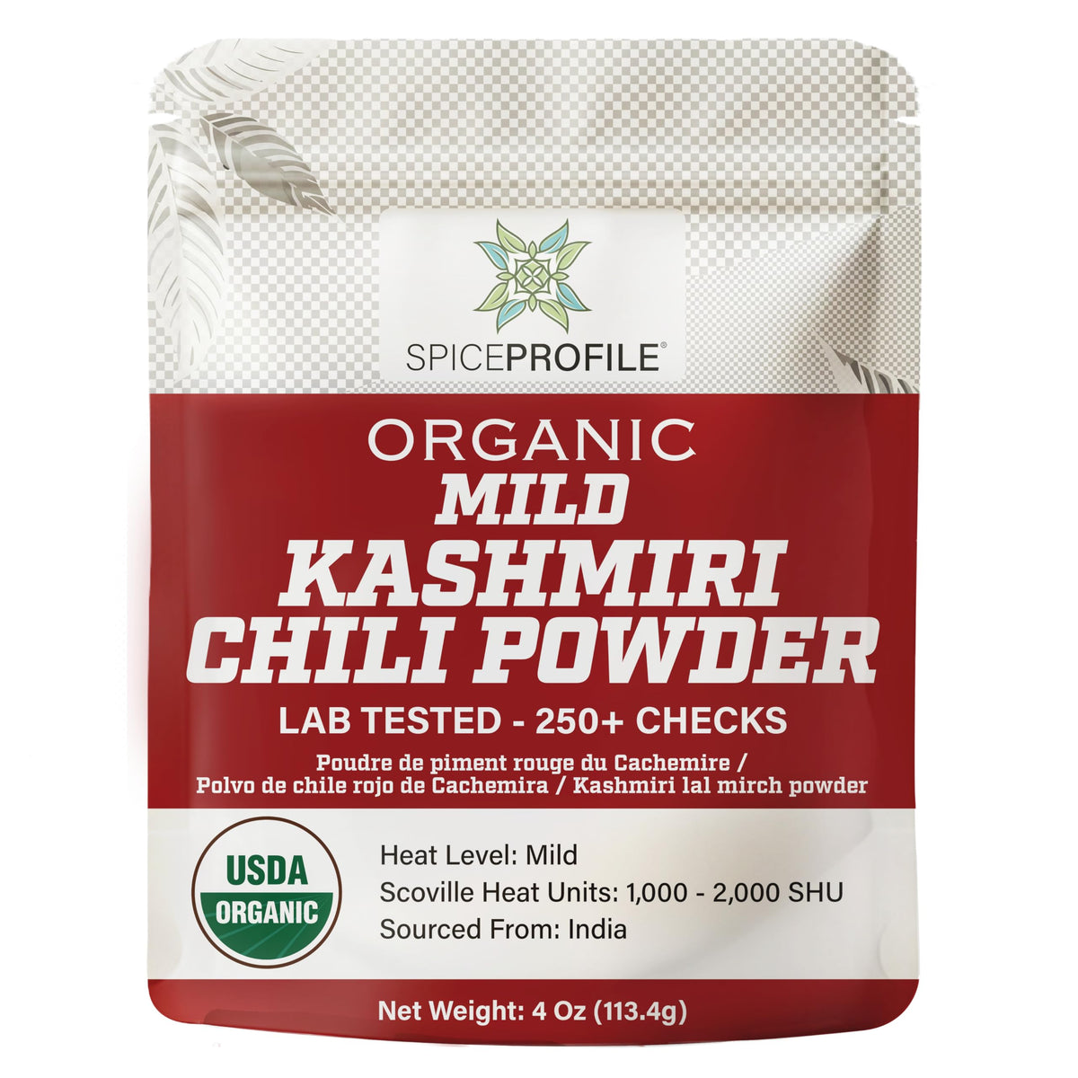 Spice Profile Kashmiri chili powder packaging preserves freshness and aroma.