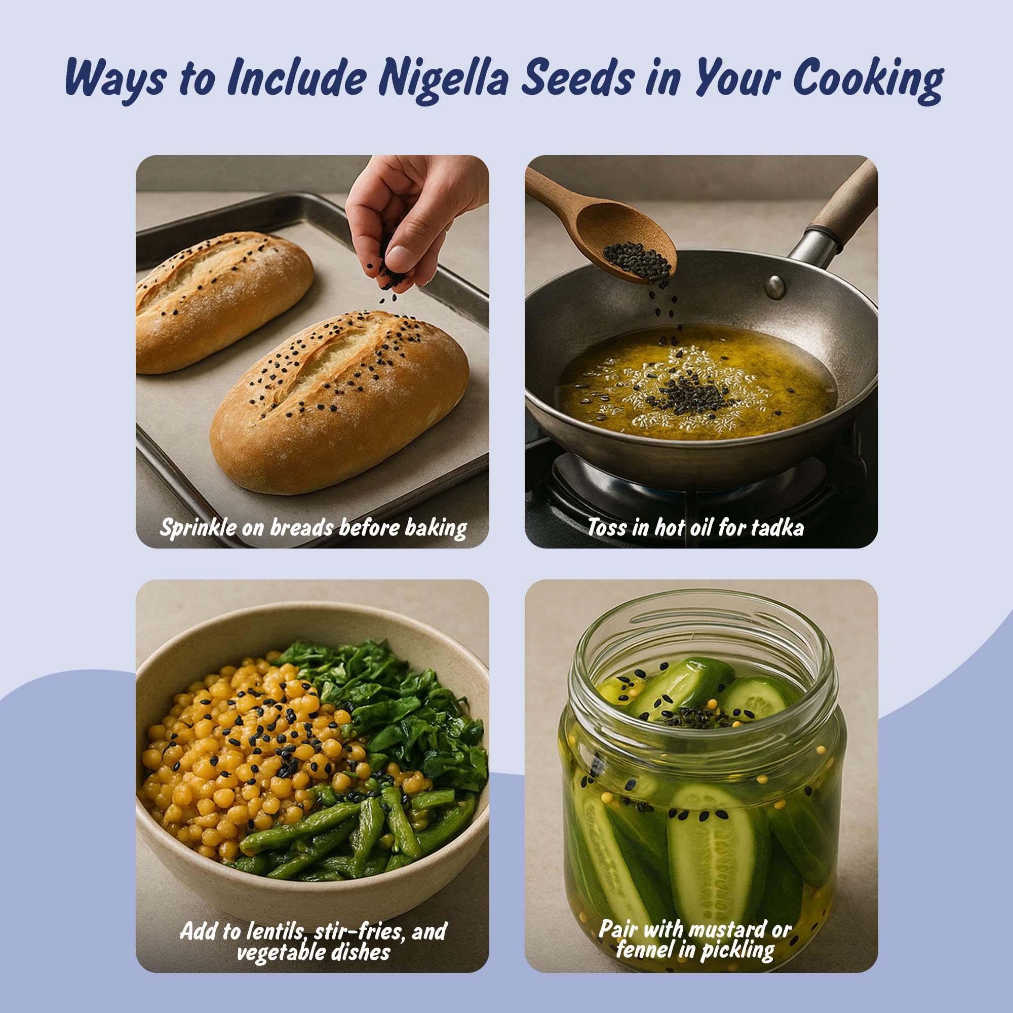 Aromatic Spice Profile Nigella seeds as a key kitchen ingredient.