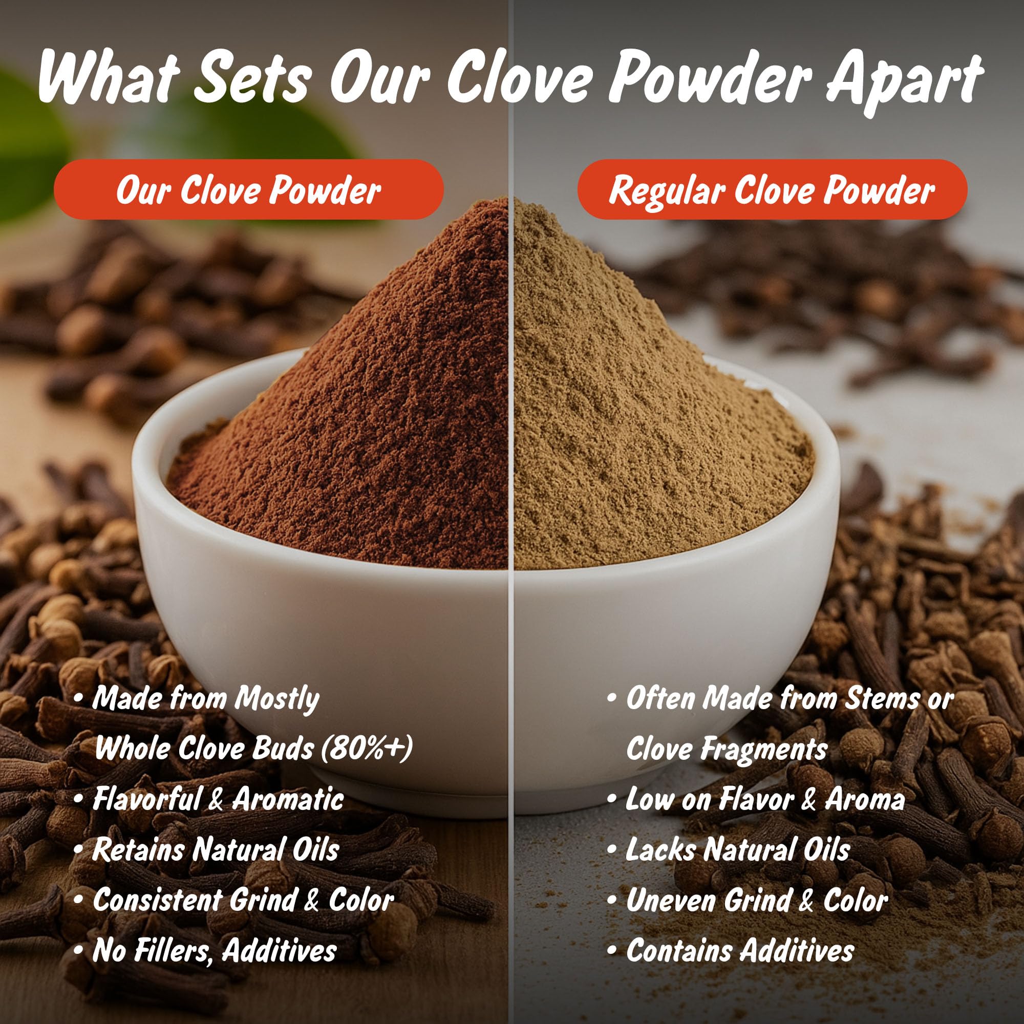 Spice Profile non-irradiated spice supports clean, pure taste
