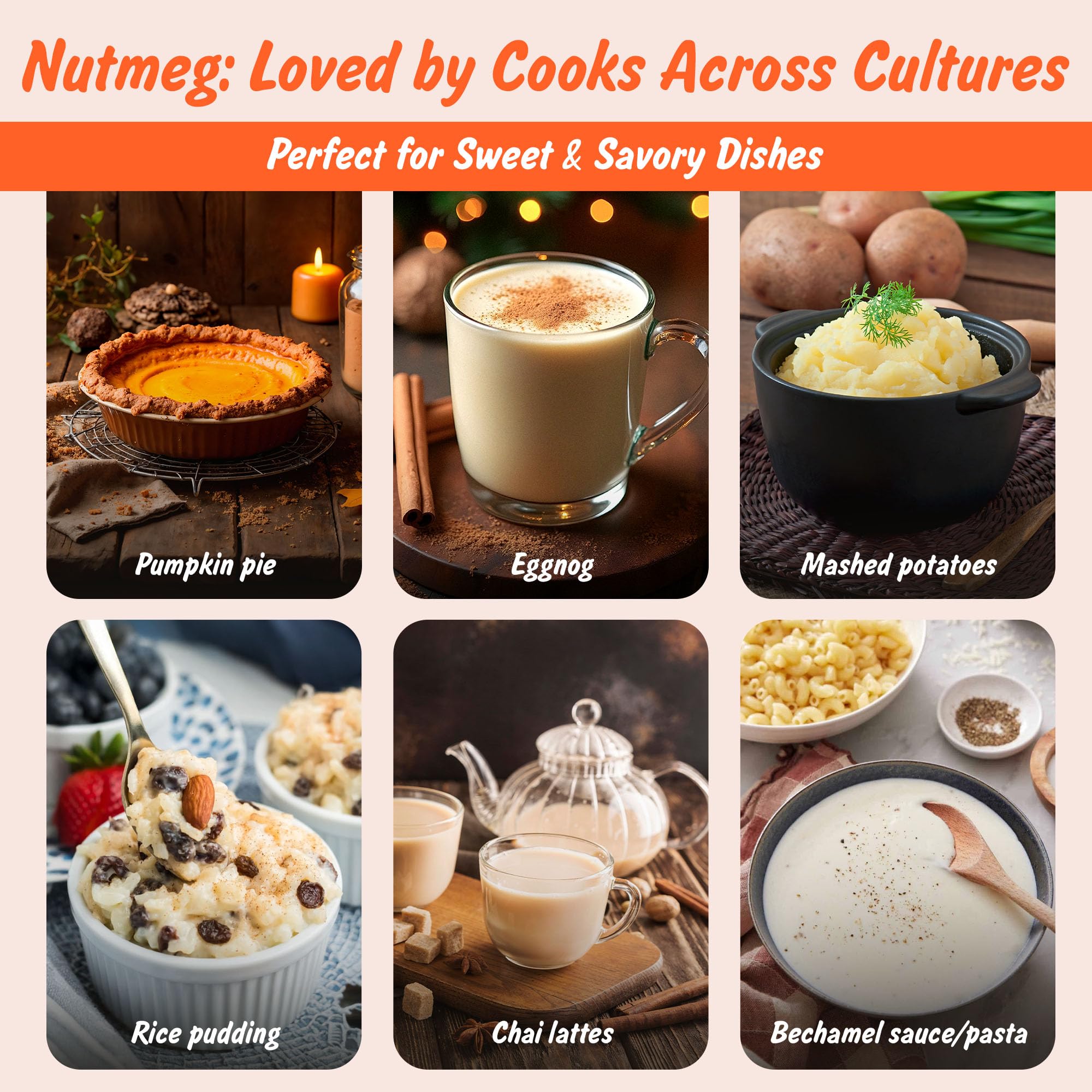 Spice Profile nutmeg with long shelf life for lasting freshness