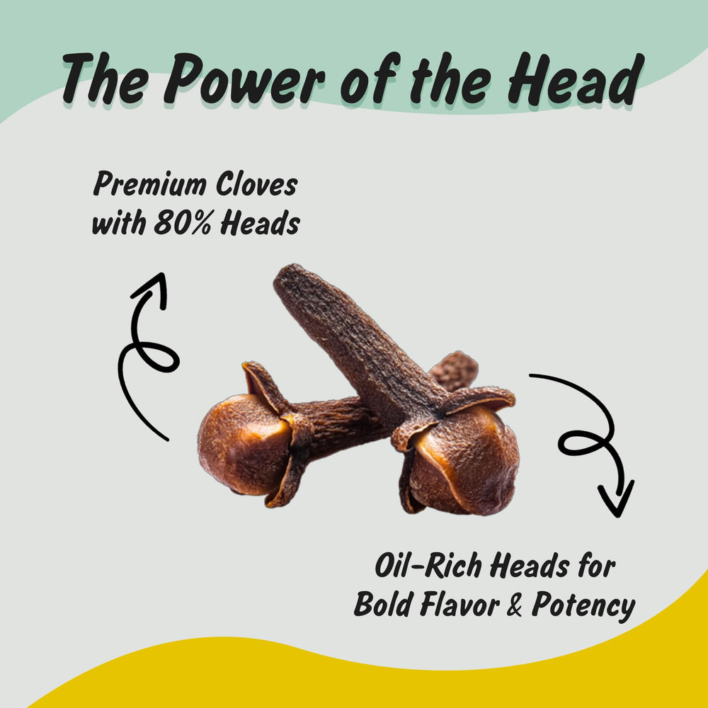 Spice Profile whole cloves closeup highlighting dense oil content