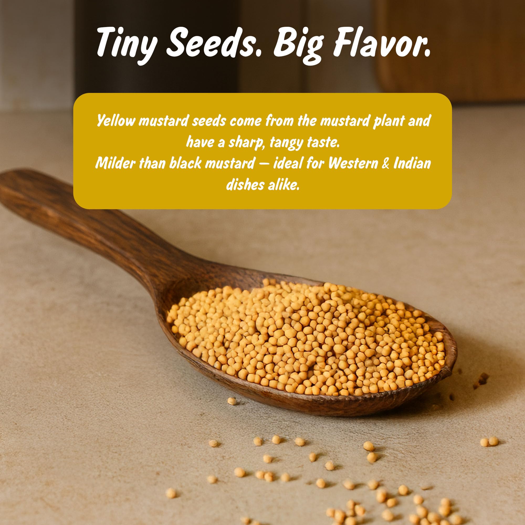 Close-up of Spice Profile seeds highlighting round aromatic grains