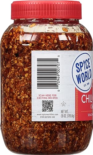 Chili Onion Crunch granules close-up showing crunchy texture.