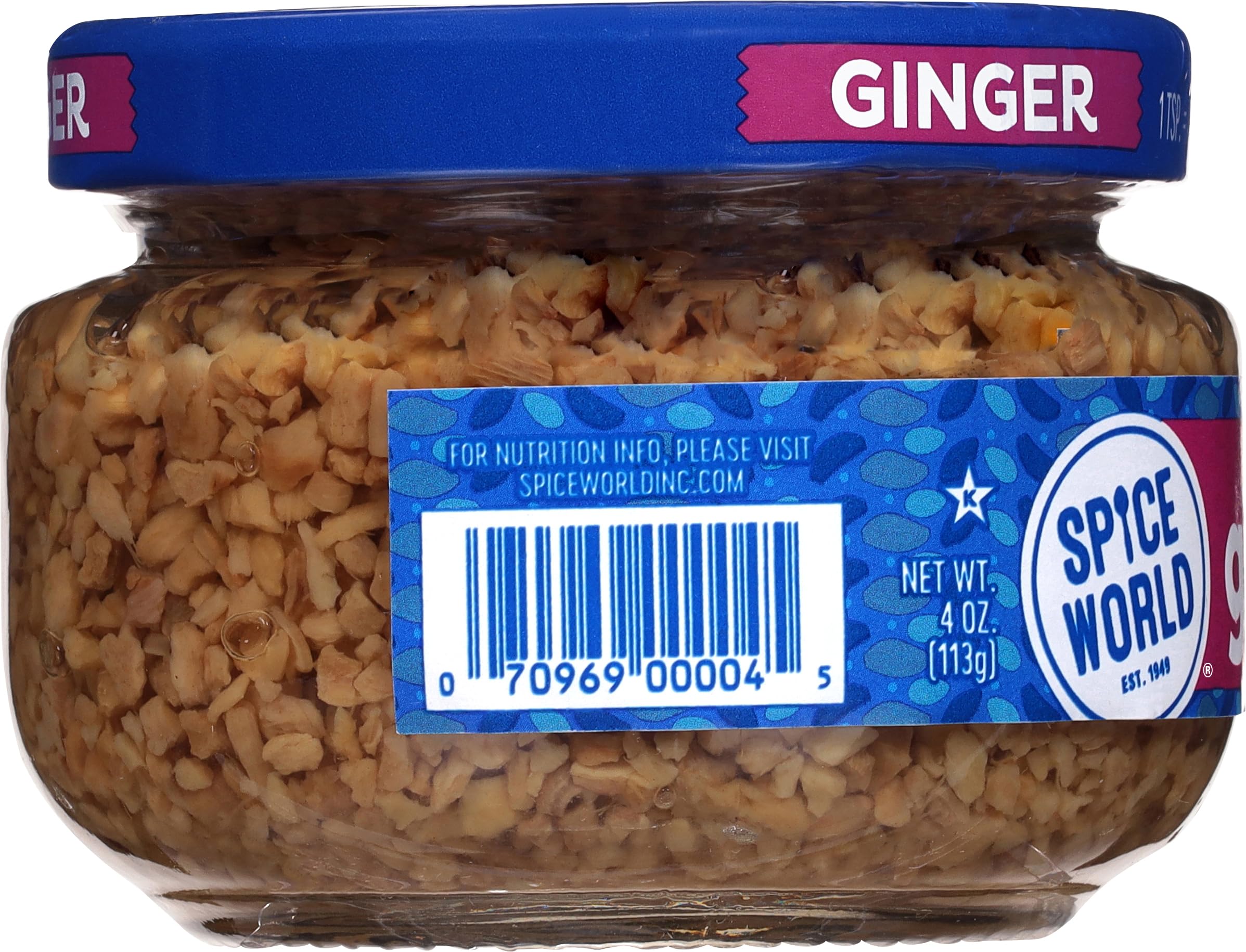 Spoon of Spice World minced ginger adds zing to stir-fry