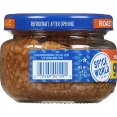 Spice World Roasted Minced Garlic enhances pasta with rich aroma