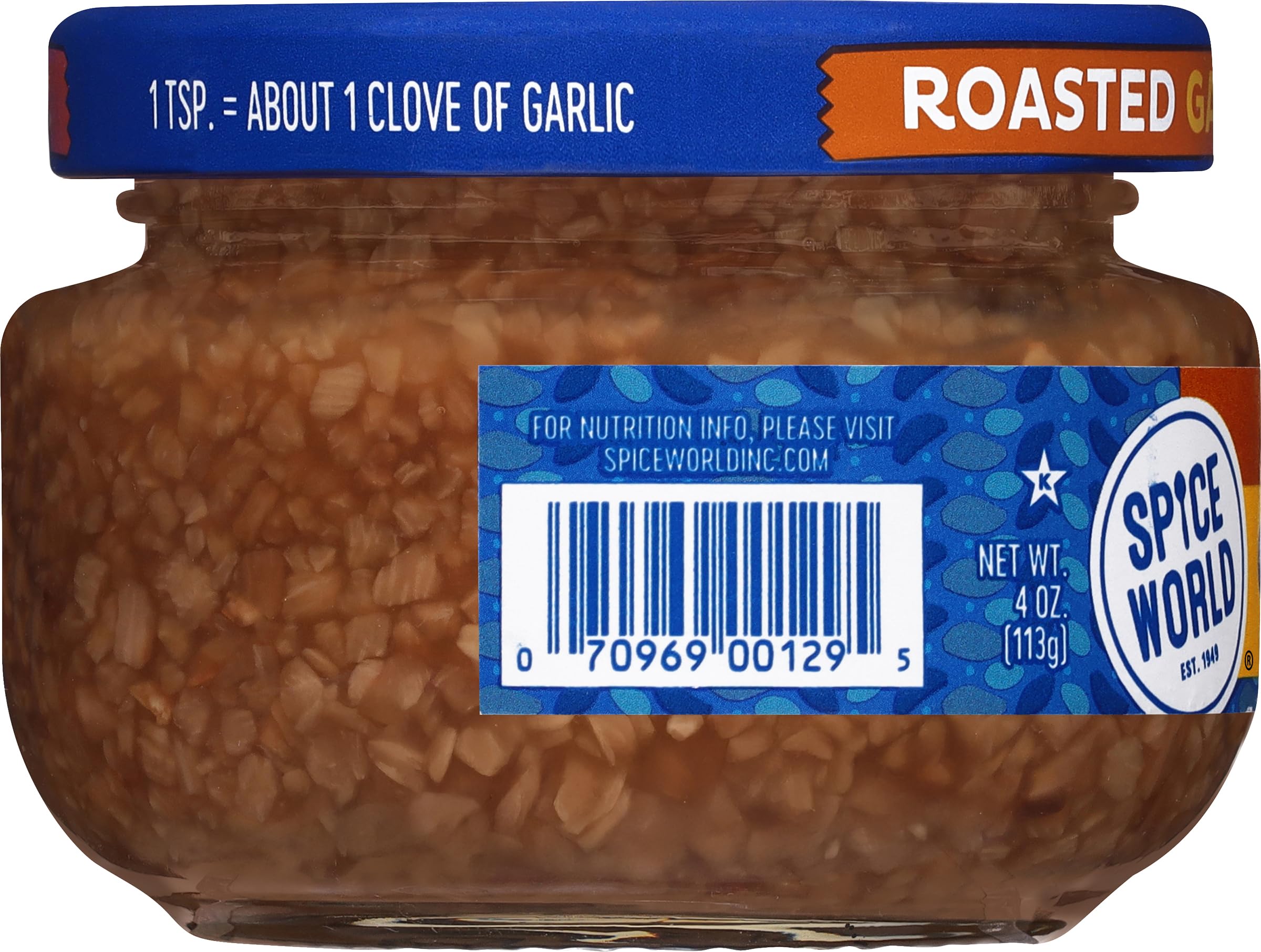 Spice World Roasted Minced Garlic enhances soups with savory warmth