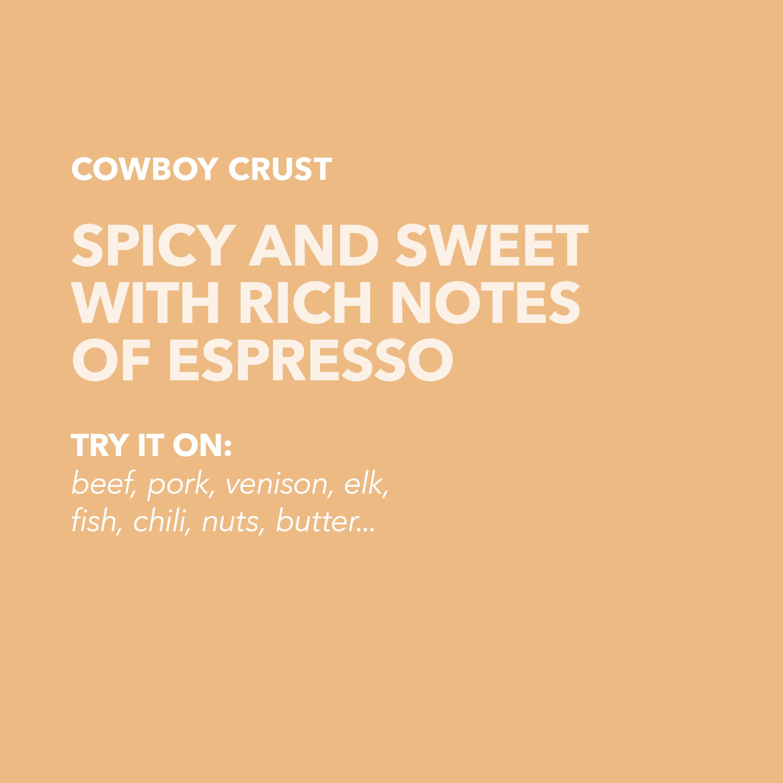 Spiceology Cowboy Crust Espresso Chile Seasoning on chicken thighs adds bold depth.