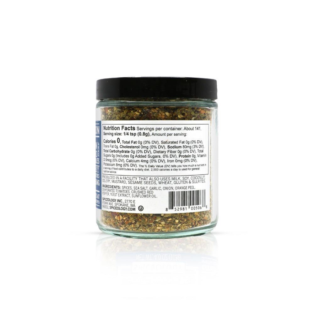 Ingredients closeup of Greek Freak highlights fresh herbs and spices for robust aroma